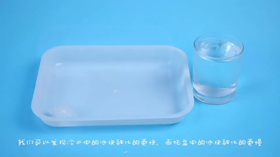 冷水融冰块